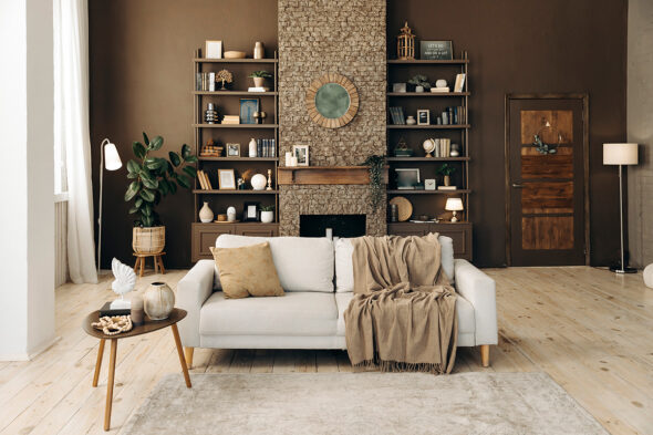 Cómo decorar tu casa con el color chocolate - Indomio News
