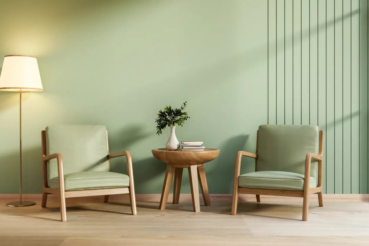 sillas verde malva