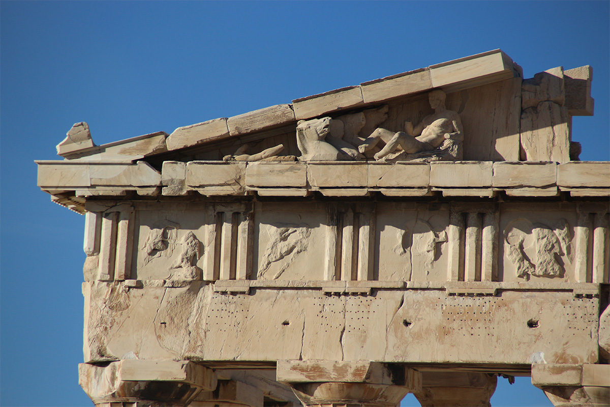 Frontón del Partenón de Atenas