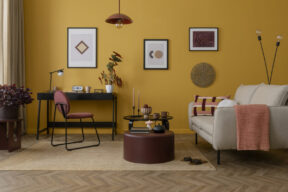 Cómo decorar tu hogar con amarillo ocre