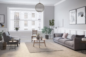 Los mejores colores para combinar con el gris claro al decorar la casa