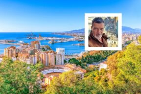 Malaga + foto de Antonio Banderas